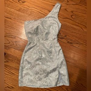 Lucy in the Sky One Shoulder Mini Dress